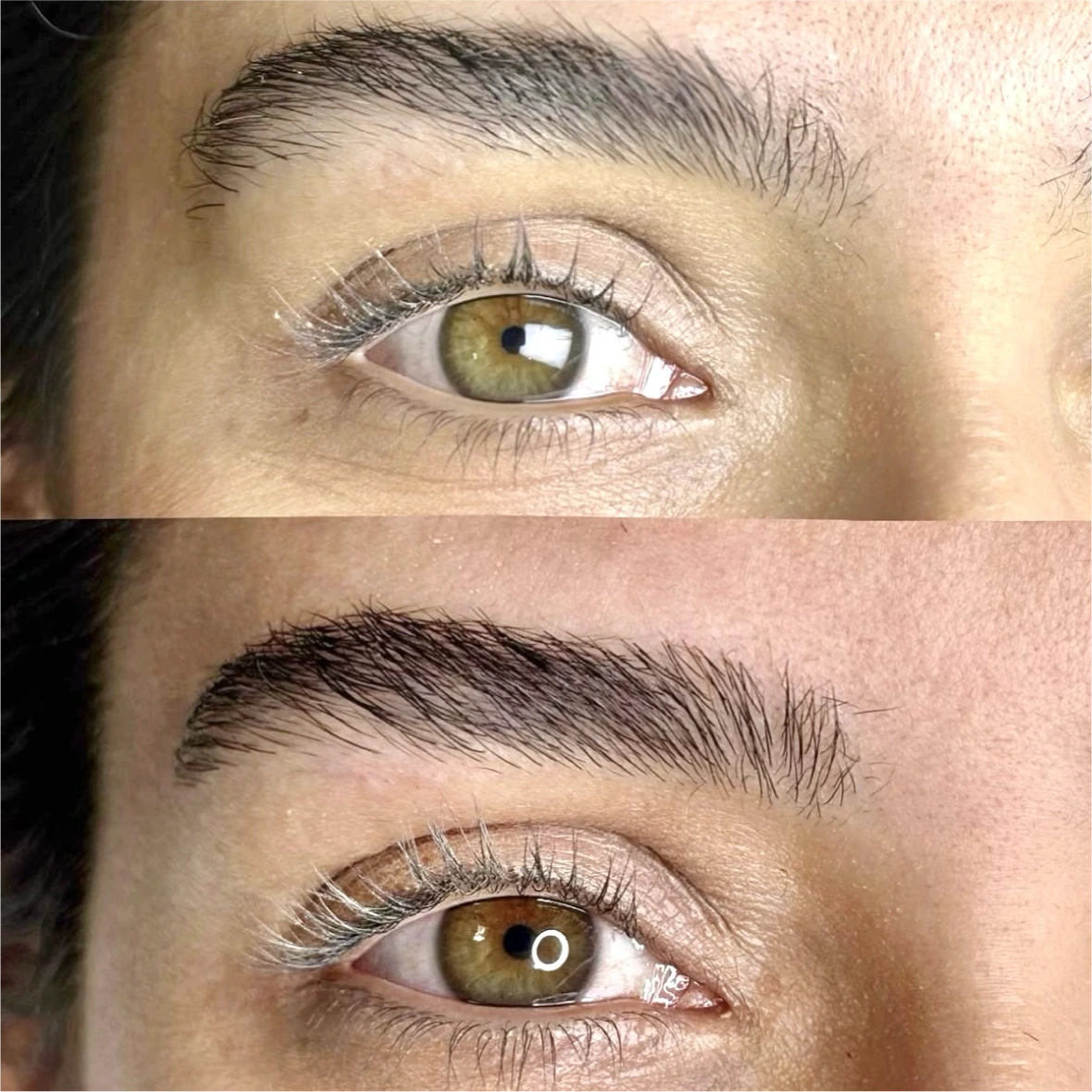 Antes e depois, Sobrancelha, 68 dias de uso
